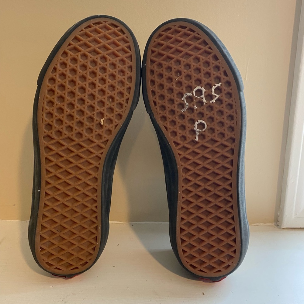 Men's Vans x Supreme Old Skool Pro Grid Pattern Off-White Skate Shoes Size US 7 - Picture 5 of 6